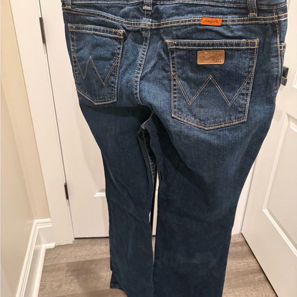 Wrangler Dark Blue Women's Boot Cut Jeans - Picture 3 of 6